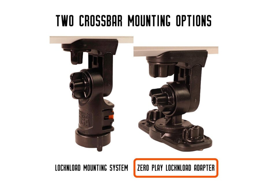 Command Center CrossBar, with Zero Play LockNLoad™ Track Mount Adapter
