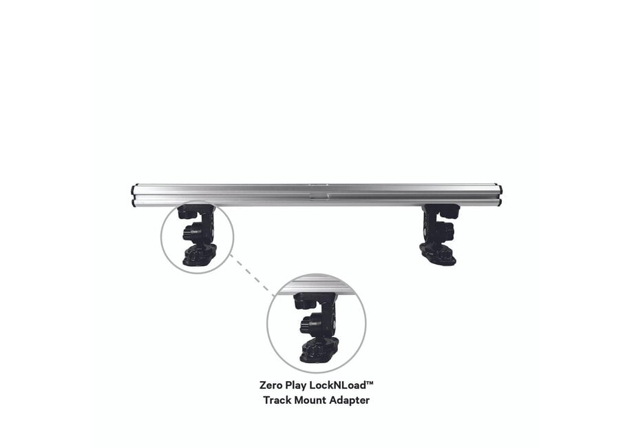 Command Center CrossBar, with Zero Play LockNLoad™ Track Mount Adapter