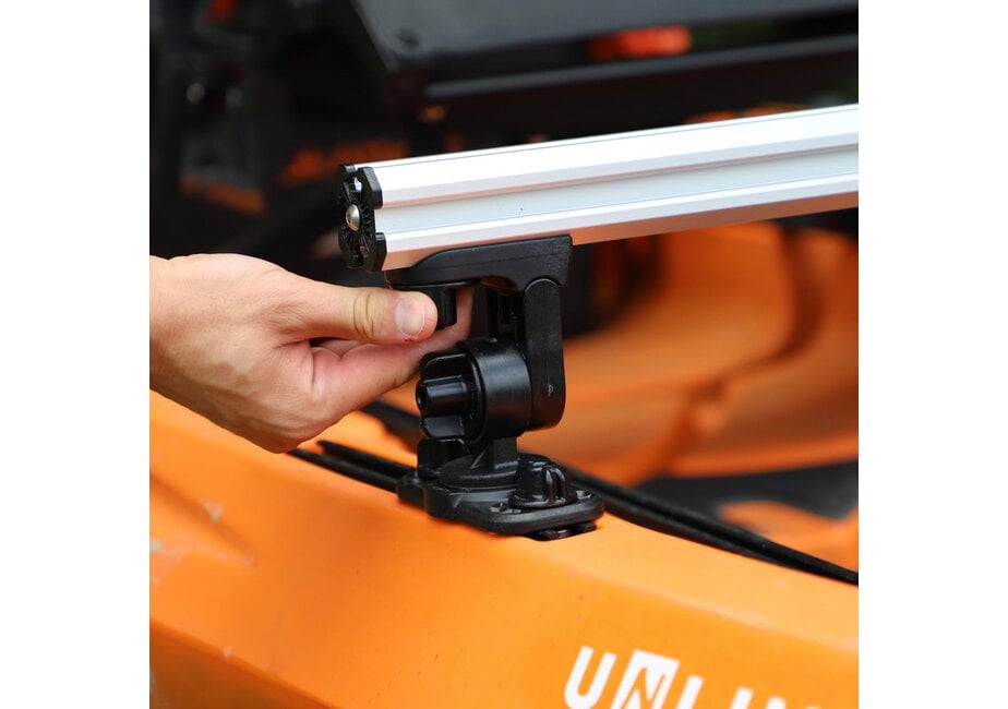 Command Center CrossBar, with Zero Play LockNLoad™ Track Mount Adapter