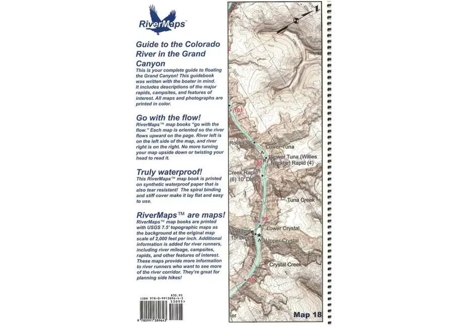 Colorado River in the Grand Canyon 9th Ed. Guide Book