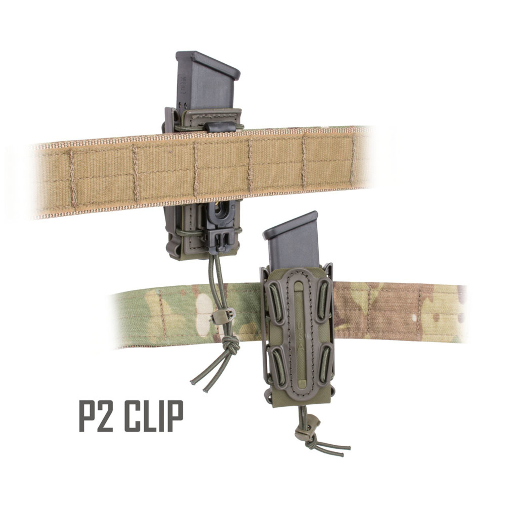 thumbnail image 2 of Tactical Scorpion Soft Shell 9mm Pistol Magazine Pouch – Tall MOLLE W/ Belt Loop 2 of 4