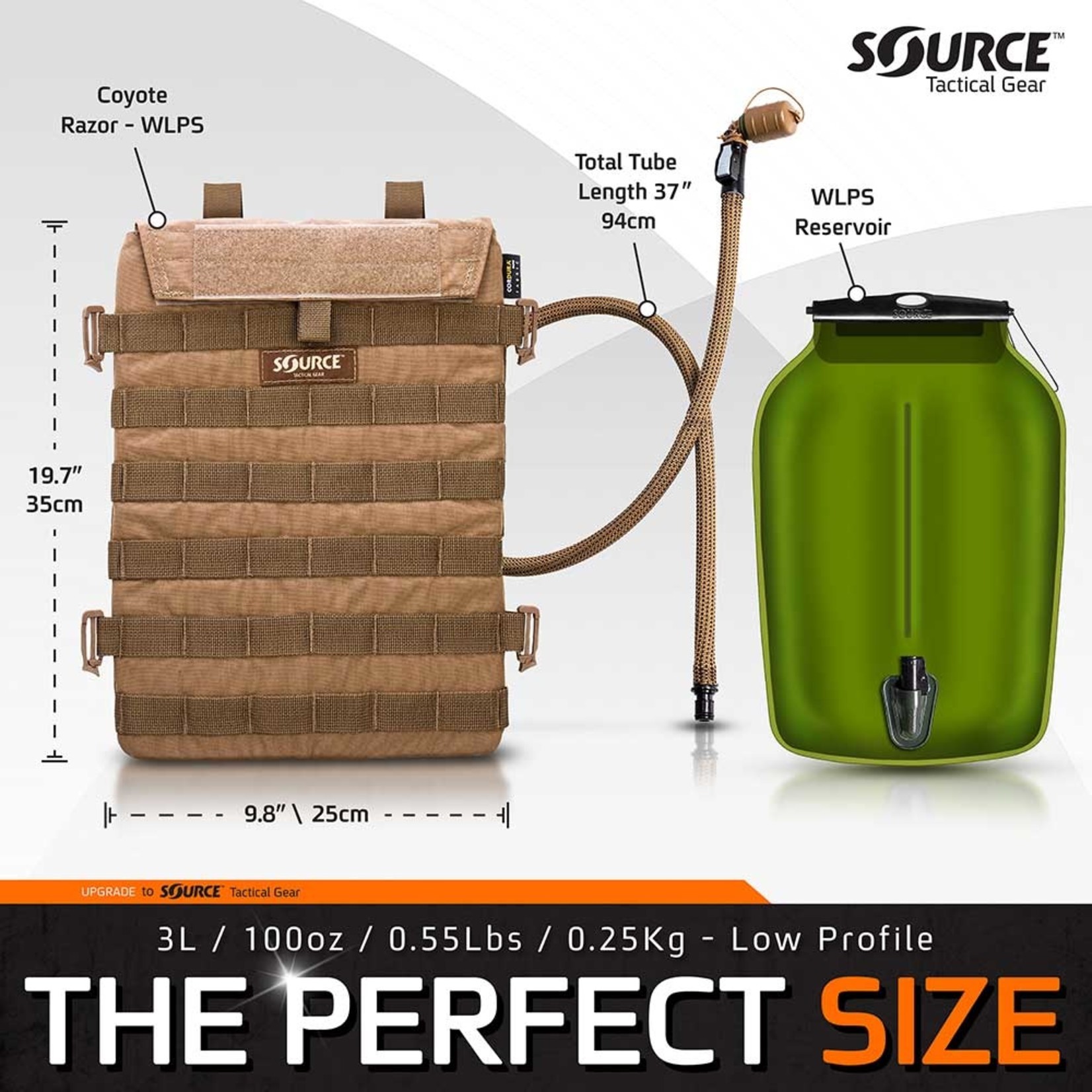 SOURCE TACTICAL GEAR RAZOR HYDRATION PACK