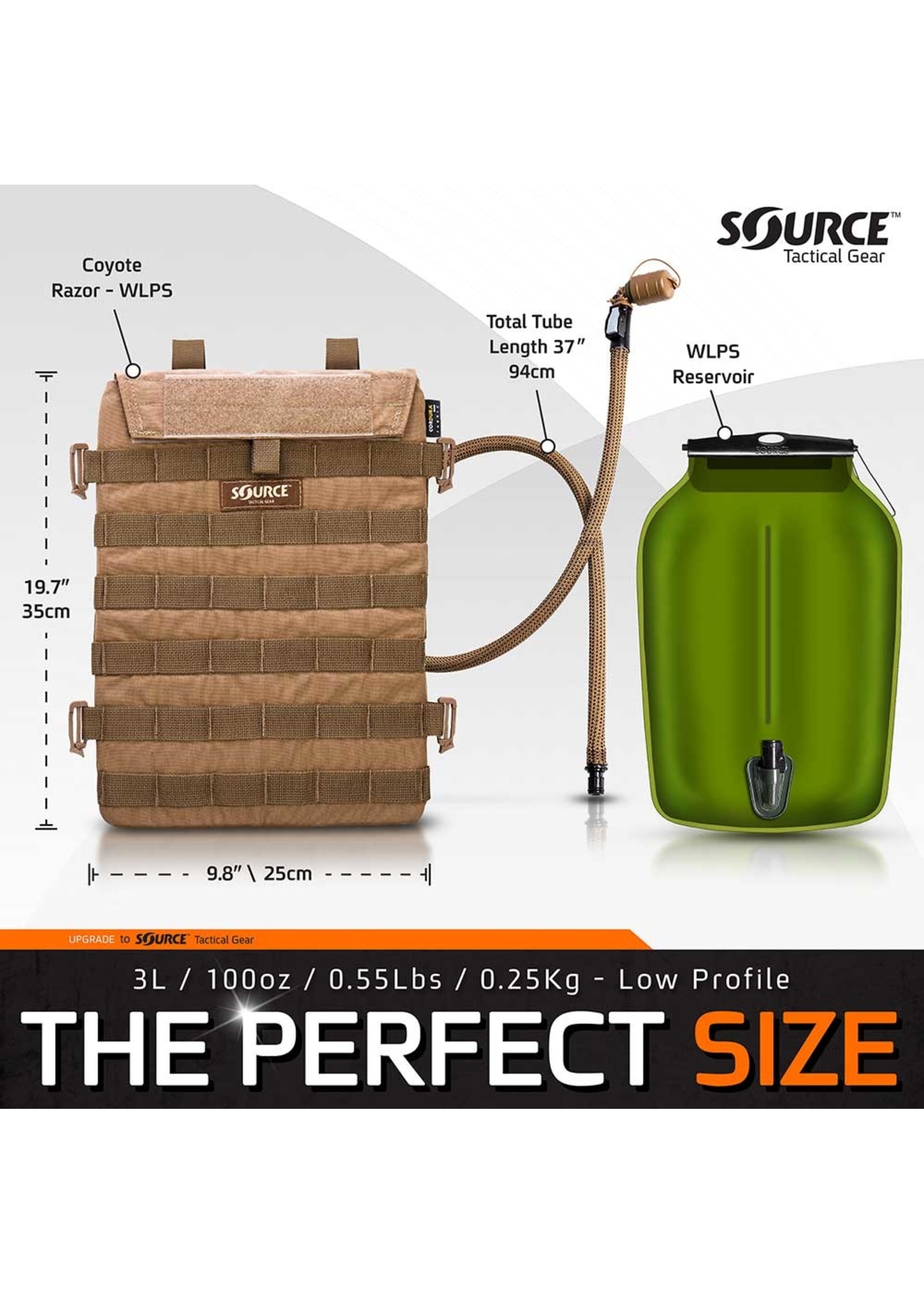 SOURCE TACTICAL GEAR RAZOR HYDRATION PACK