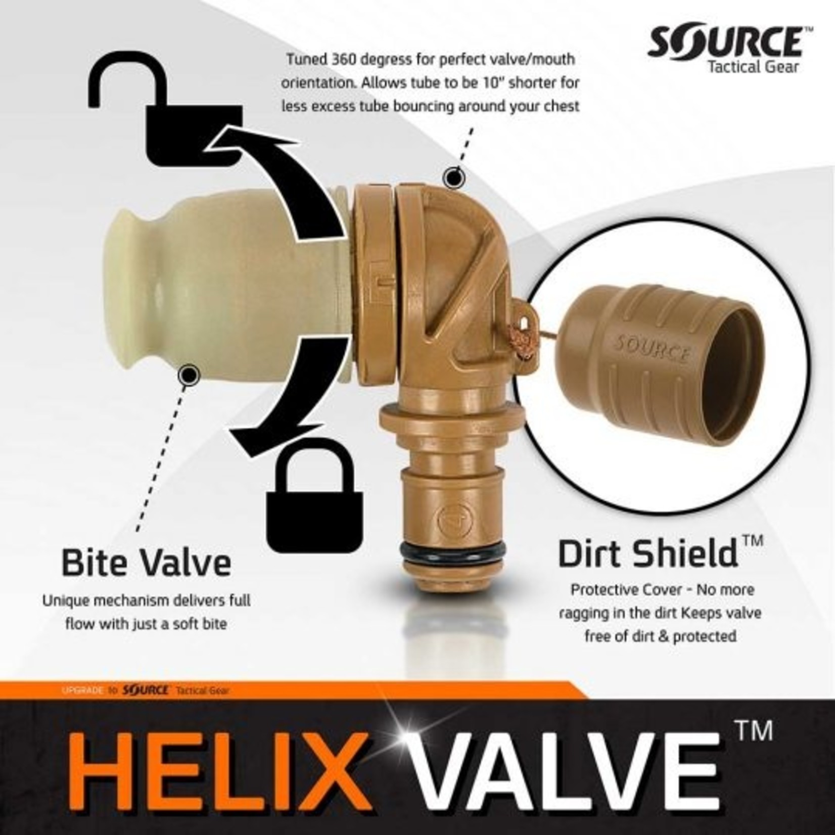 SOURCE TACTICAL GEAR HELIX | HIGH PERFORMANCE BITE VALVE