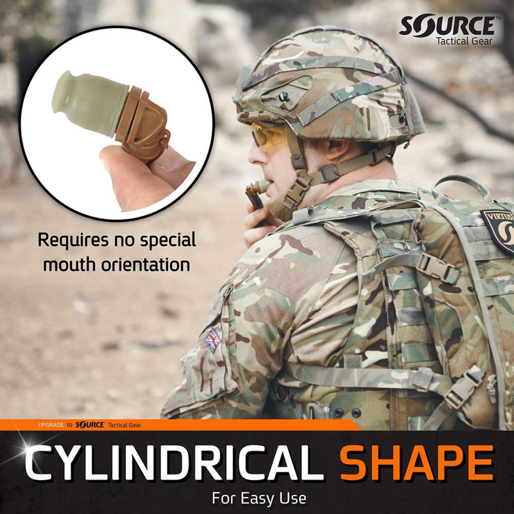 SOURCE TACTICAL GEAR HELIX | HIGH PERFORMANCE BITE VALVE
