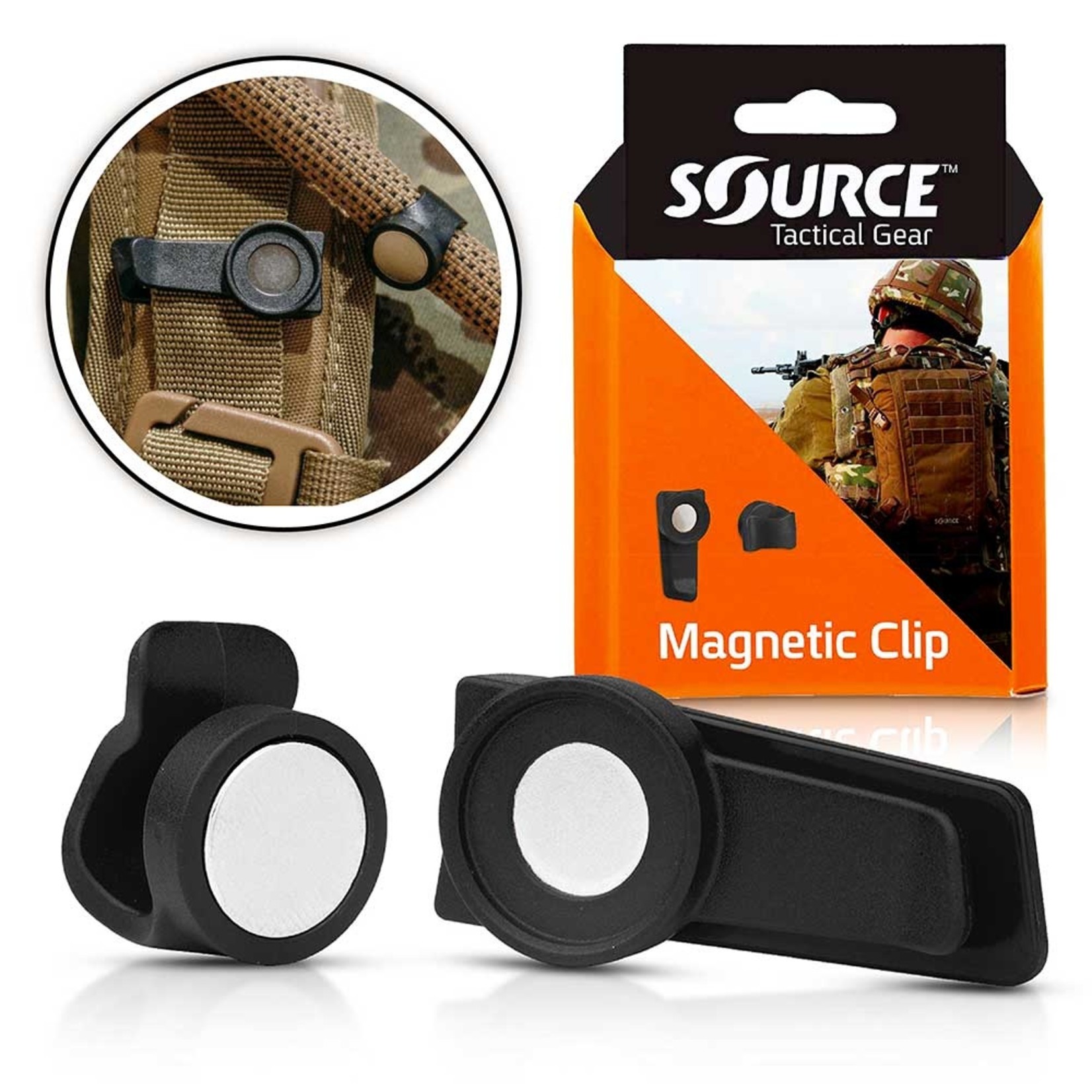 SOURCE TACTICAL GEAR MAGNETIC TUBE CLIP