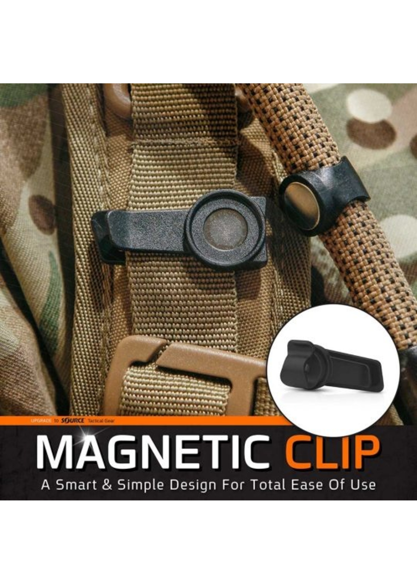 SOURCE TACTICAL GEAR MAGNETIC TUBE CLIP