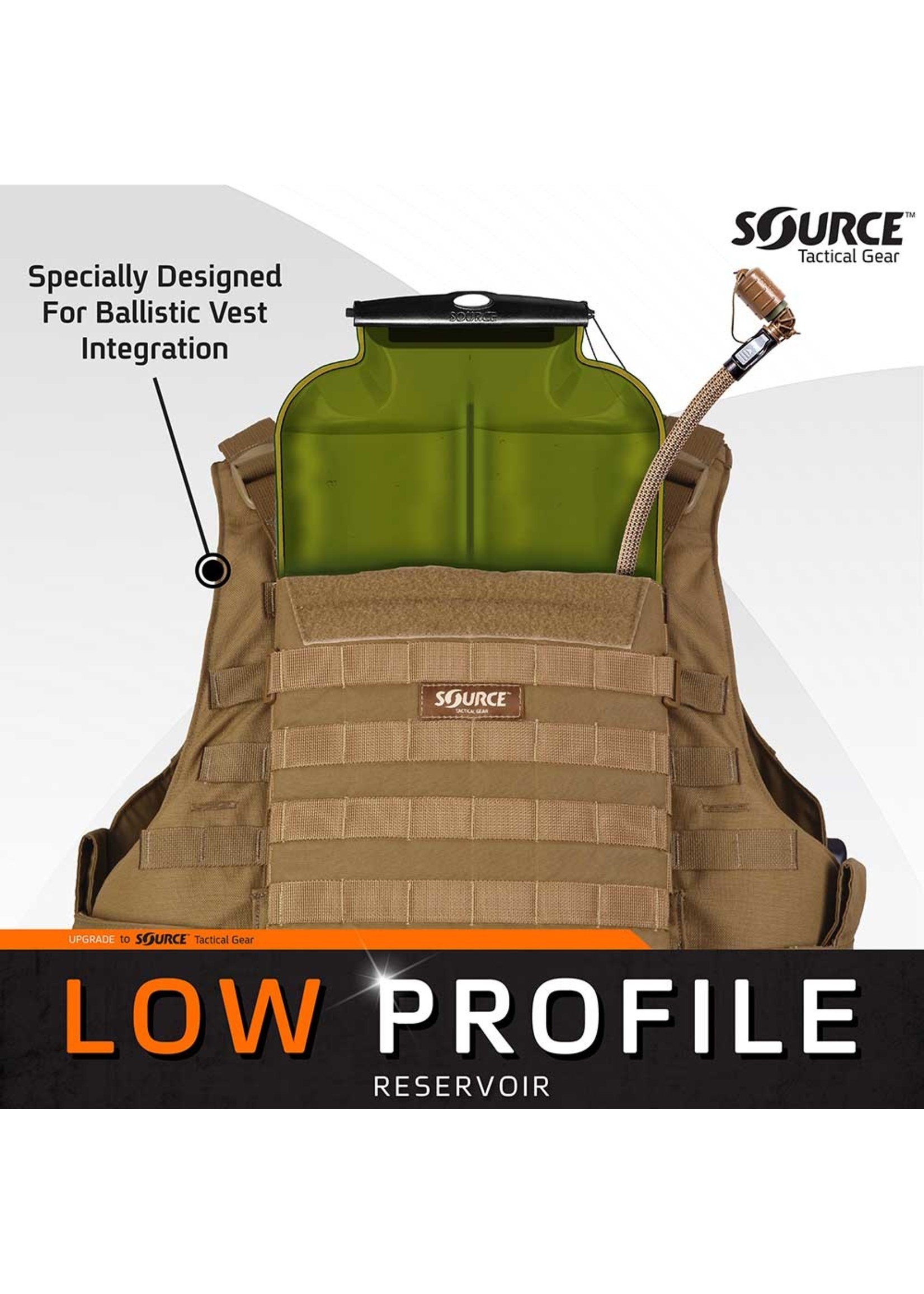 SOURCE TACTICAL GEAR ILPS WITH UTA | LOW PROFILE HYDRATION BLADDER | 3L (100 OZ.)