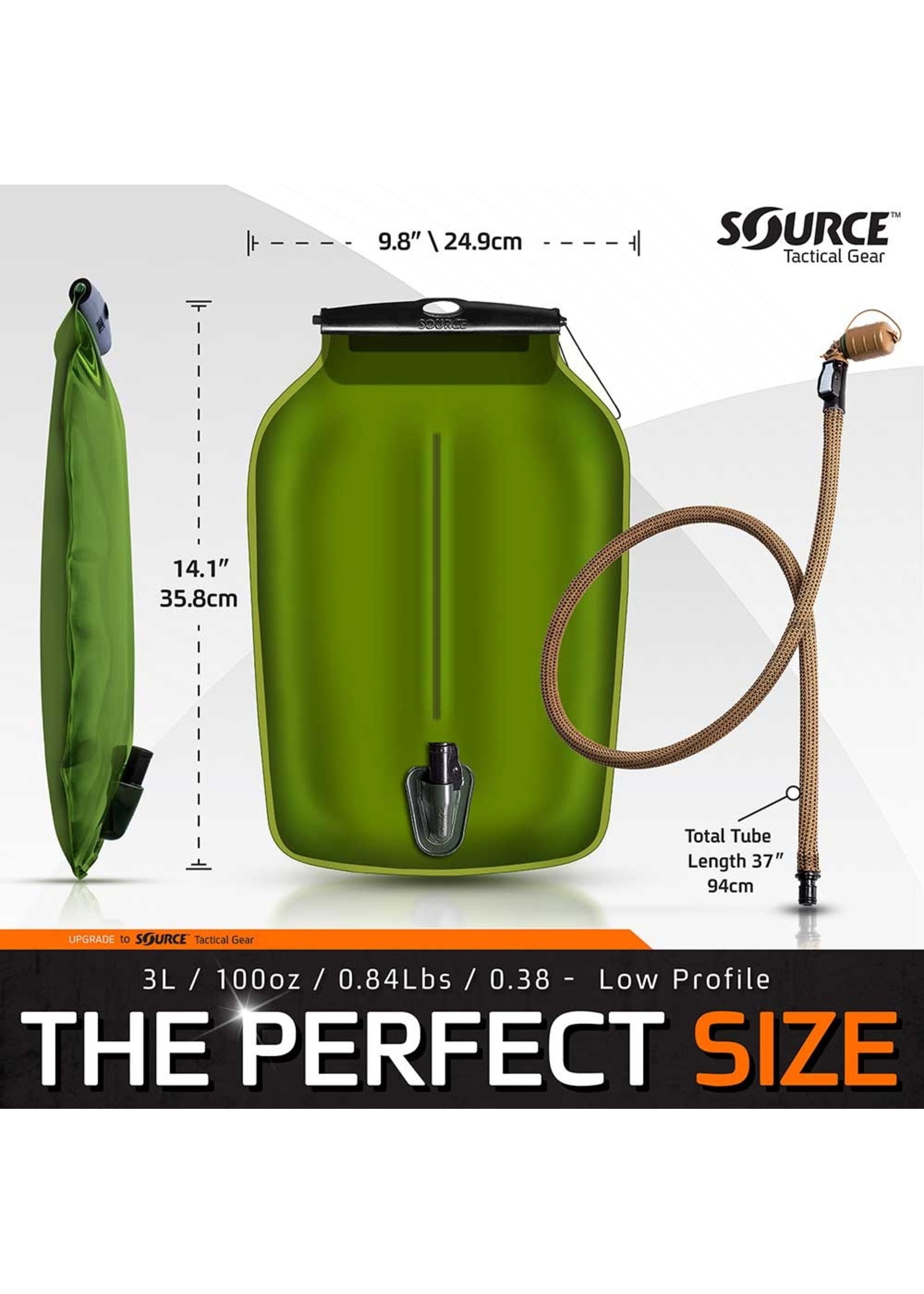 SOURCE TACTICAL GEAR WLPS 3L LOW PROFILE HYDRATION SYSTEM