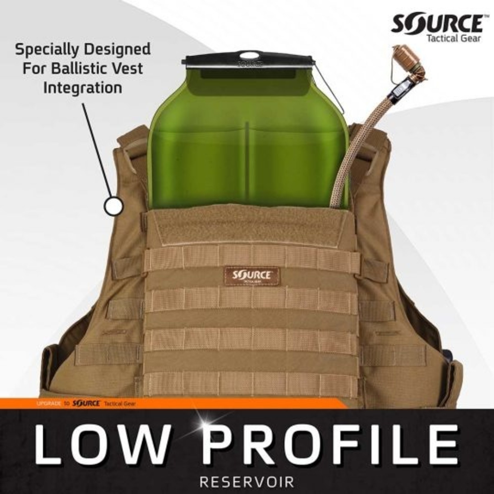 SOURCE TACTICAL GEAR WLPS 3L LOW PROFILE HYDRATION SYSTEM