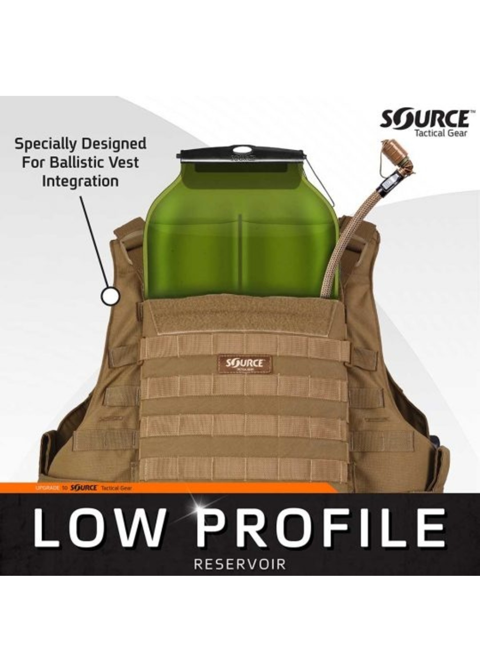 SOURCE TACTICAL GEAR WLPS 3L LOW PROFILE HYDRATION SYSTEM