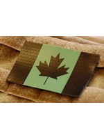 SDTAC INFRARED CANADIAN FLAG PATCH - GREEN & BLACK