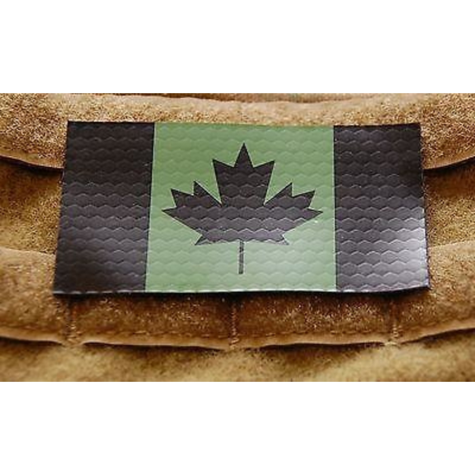 SDTAC PATCH DRAPEAU CANADIEN INFRAROUGE - VERT & NOIR
