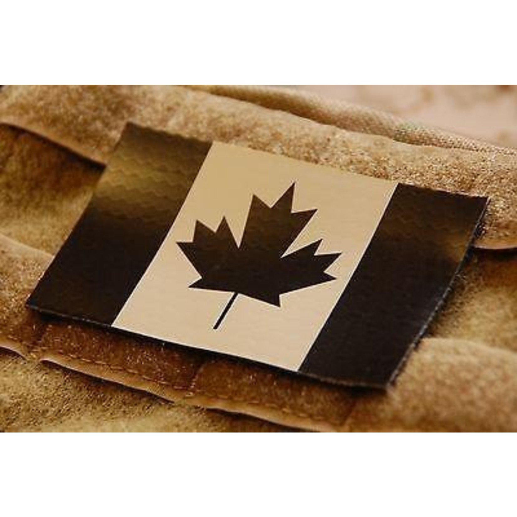 SDTAC PATCH DRAPEAU CANADIEN INFRAROUGE - TAN & NOIR