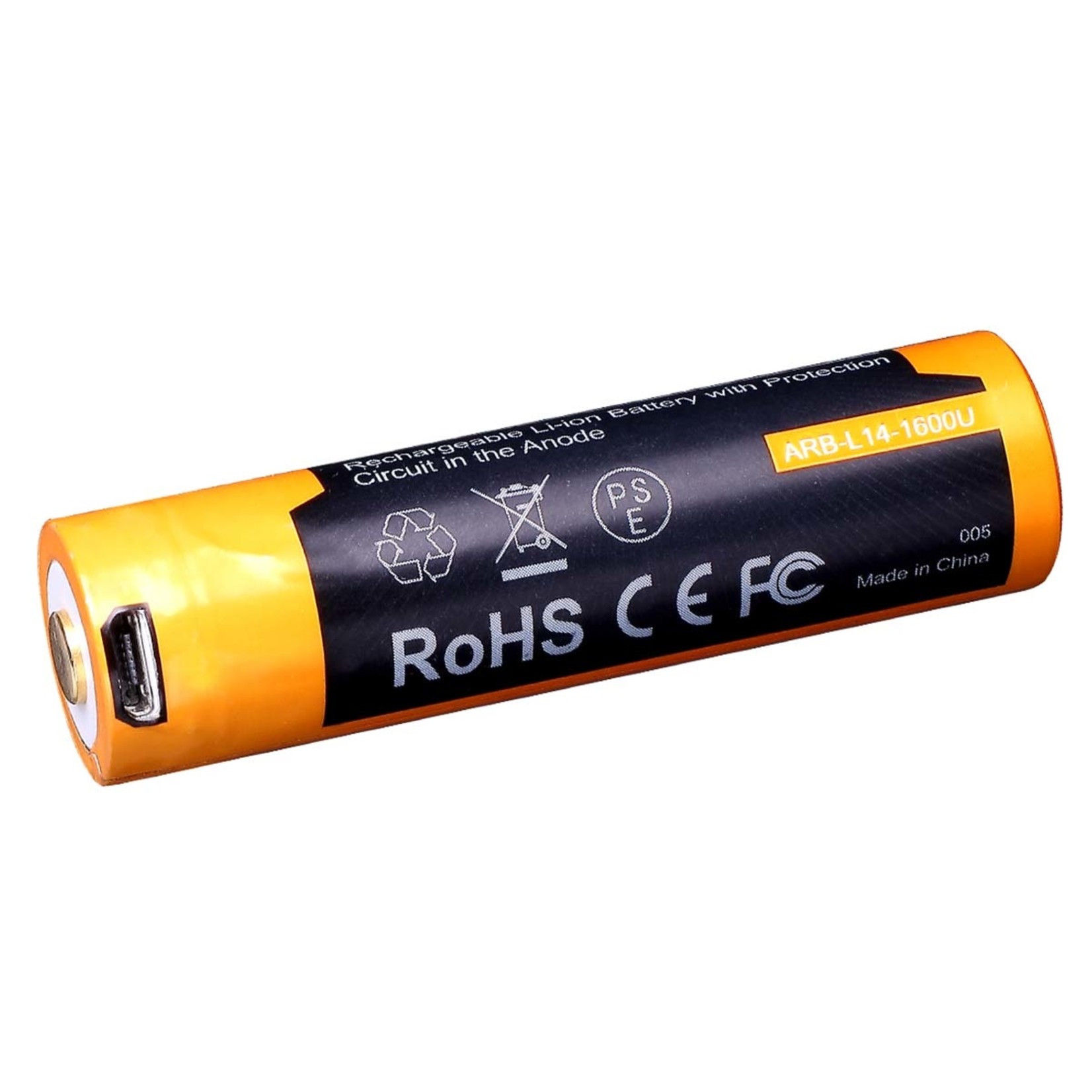 FENIX LIGHT ARB-L14-1600U BUILT-IN USB RECHARGEABLE BATTERY