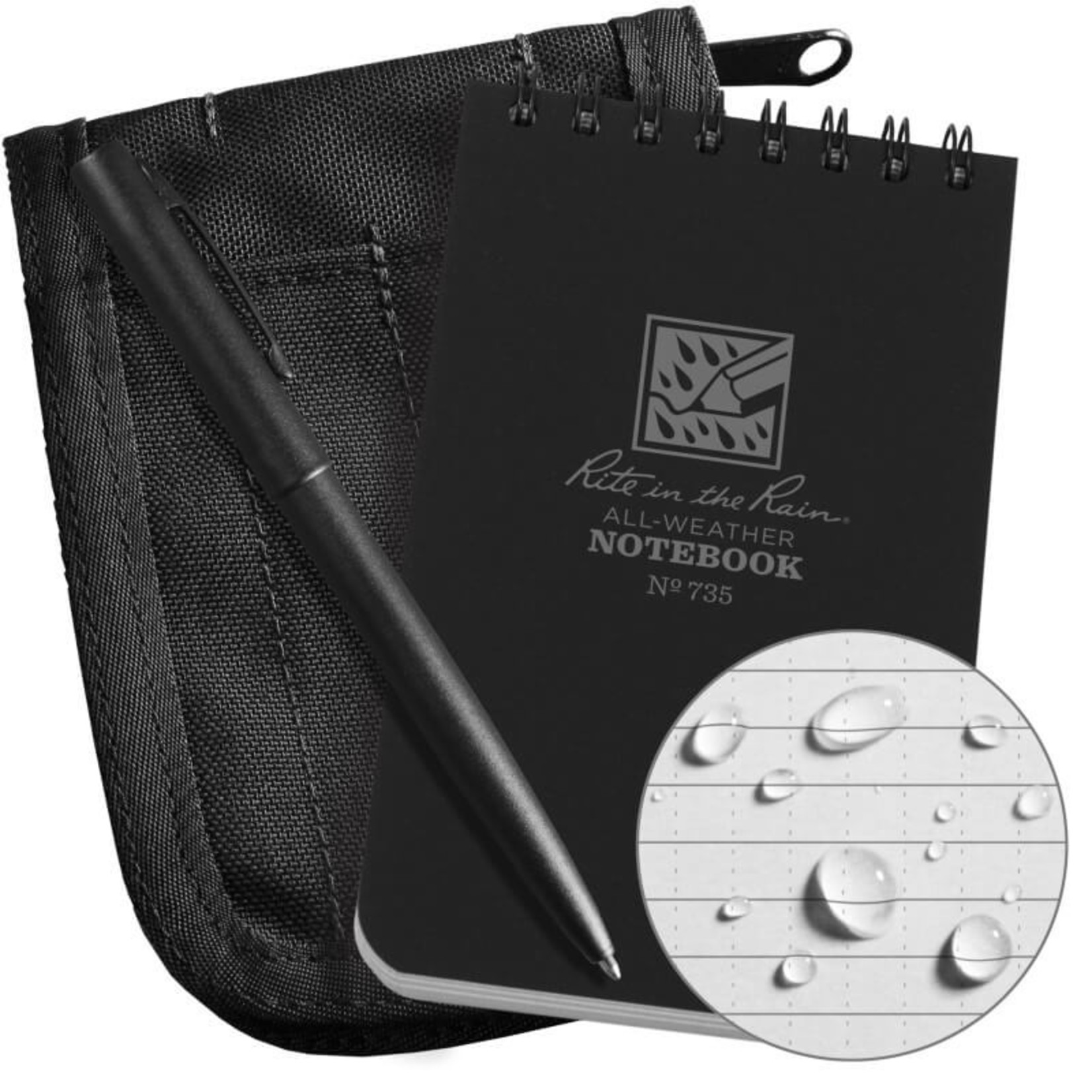 RITE IN THE RAIN TOP SPIRAL NOTEBOOK KIT (3X5)