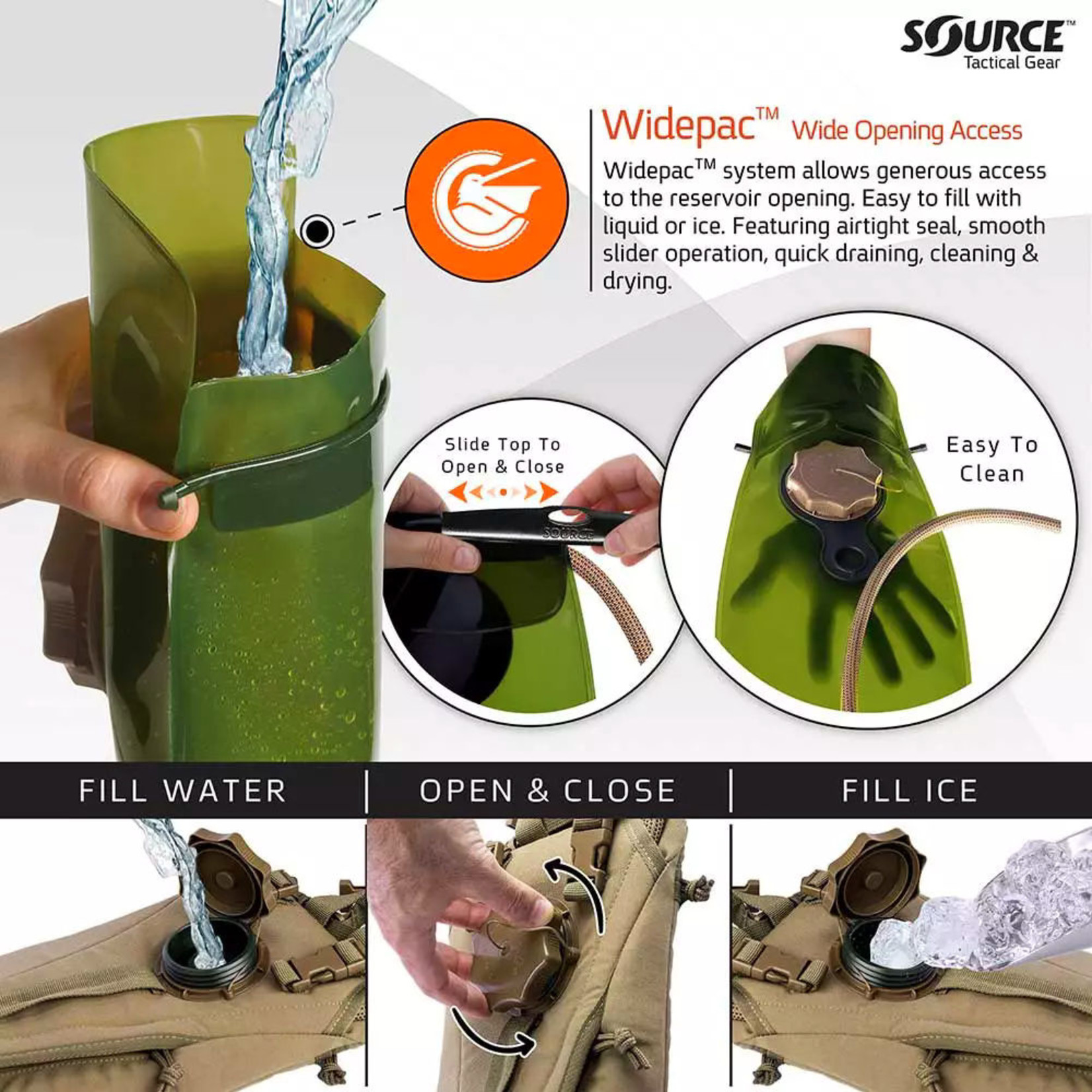 SOURCE TACTICAL GEAR TACTICAL HYDRATION PACK 3L  (100 oz.)