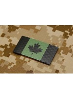 SDTAC INFRARED MINI CANADIAN FLAG PATCH - GREEN & BLACK