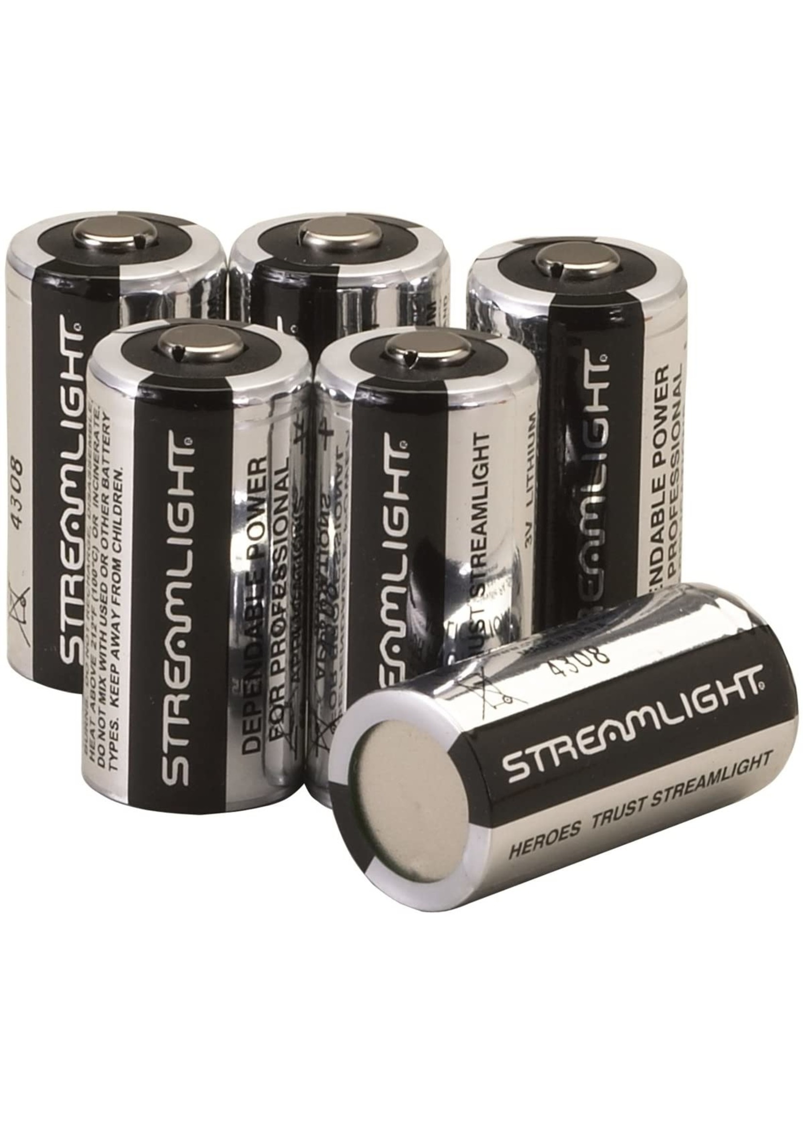 STREAMLIGHT CR123A PILES 3V AU LITHIUM