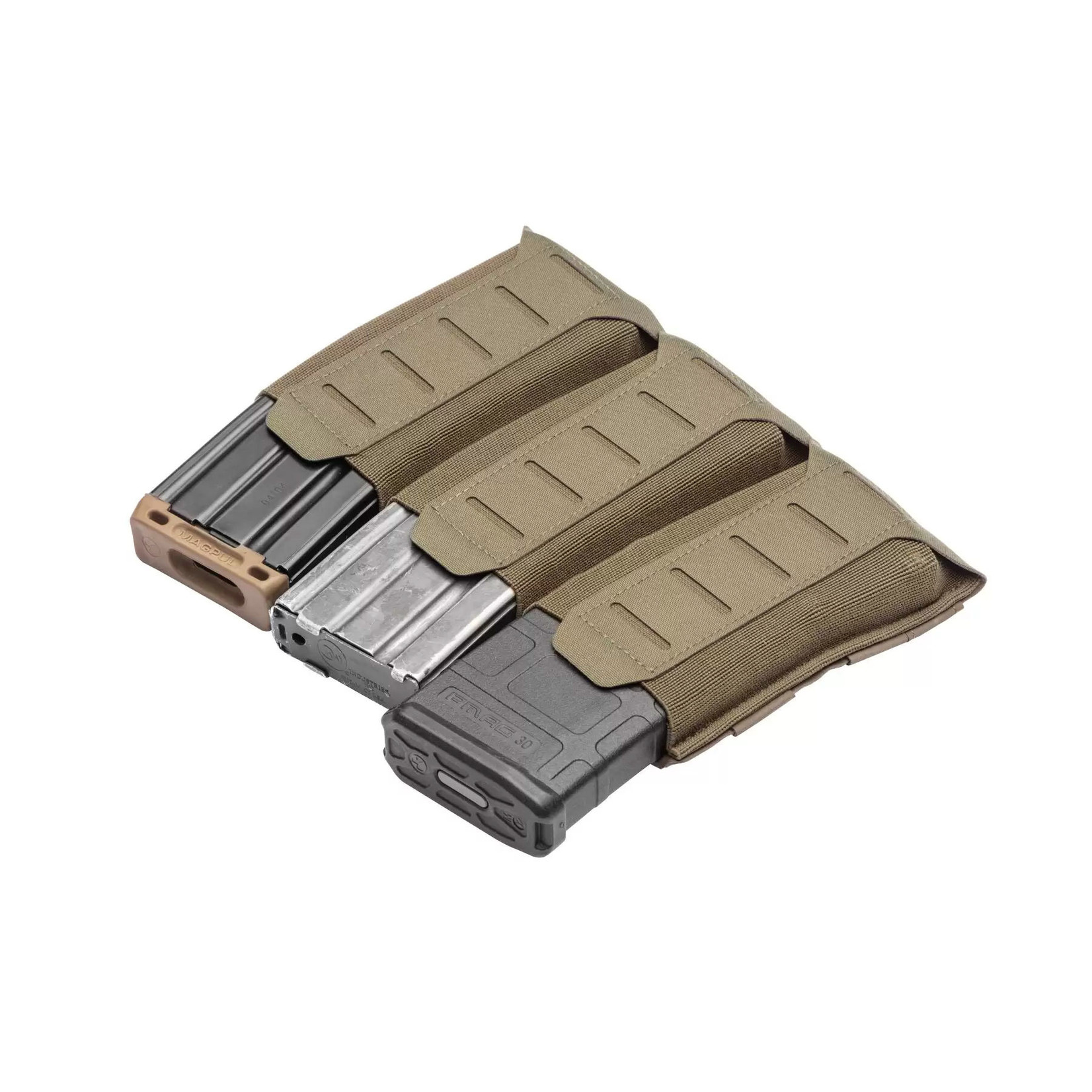 BLUE FORCE GEAR STACKABLE TEN-SPEED  TRIPLE M4 MAG POUCH