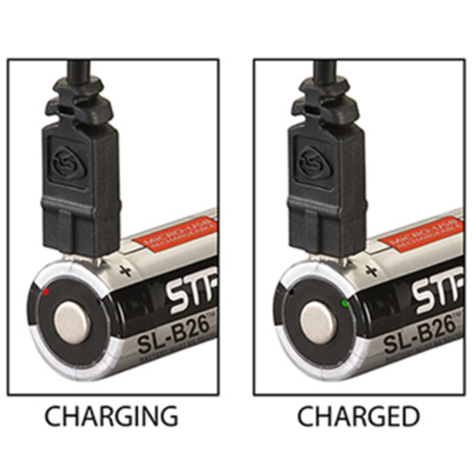 STREAMLIGHT SL-B26 LI-ION USB BATTERY - 2PK (18650)