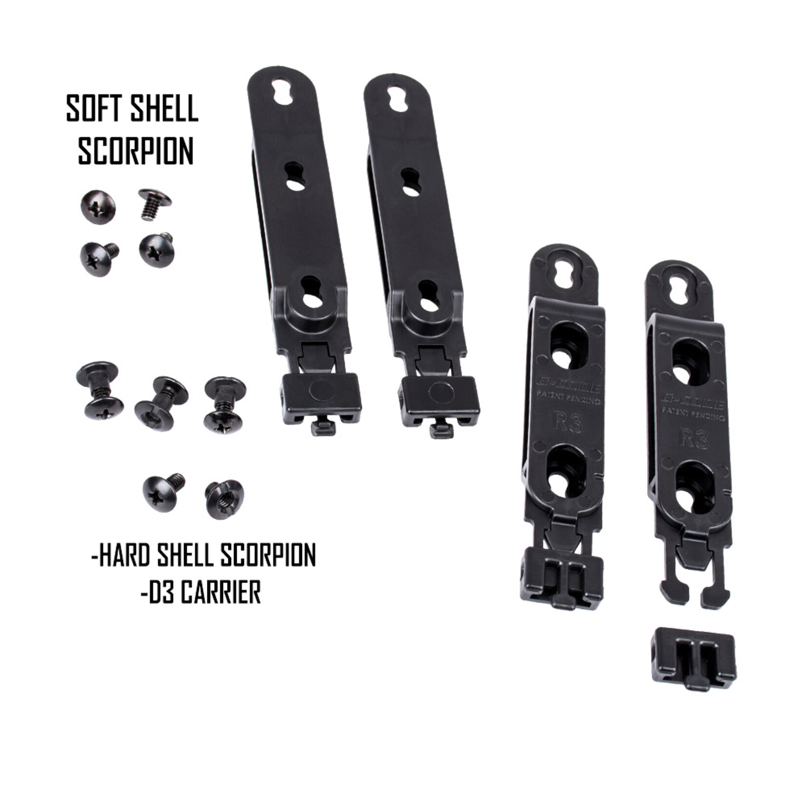 G-CODE R3 MISC. BELT MOUNTS (PAIR)