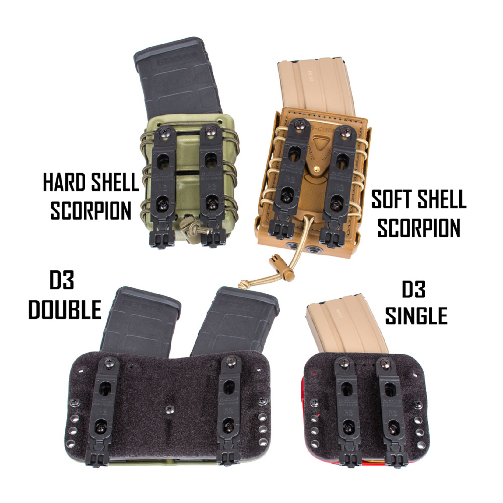 G-CODE R3 MISC. BELT MOUNTS (PAIR)