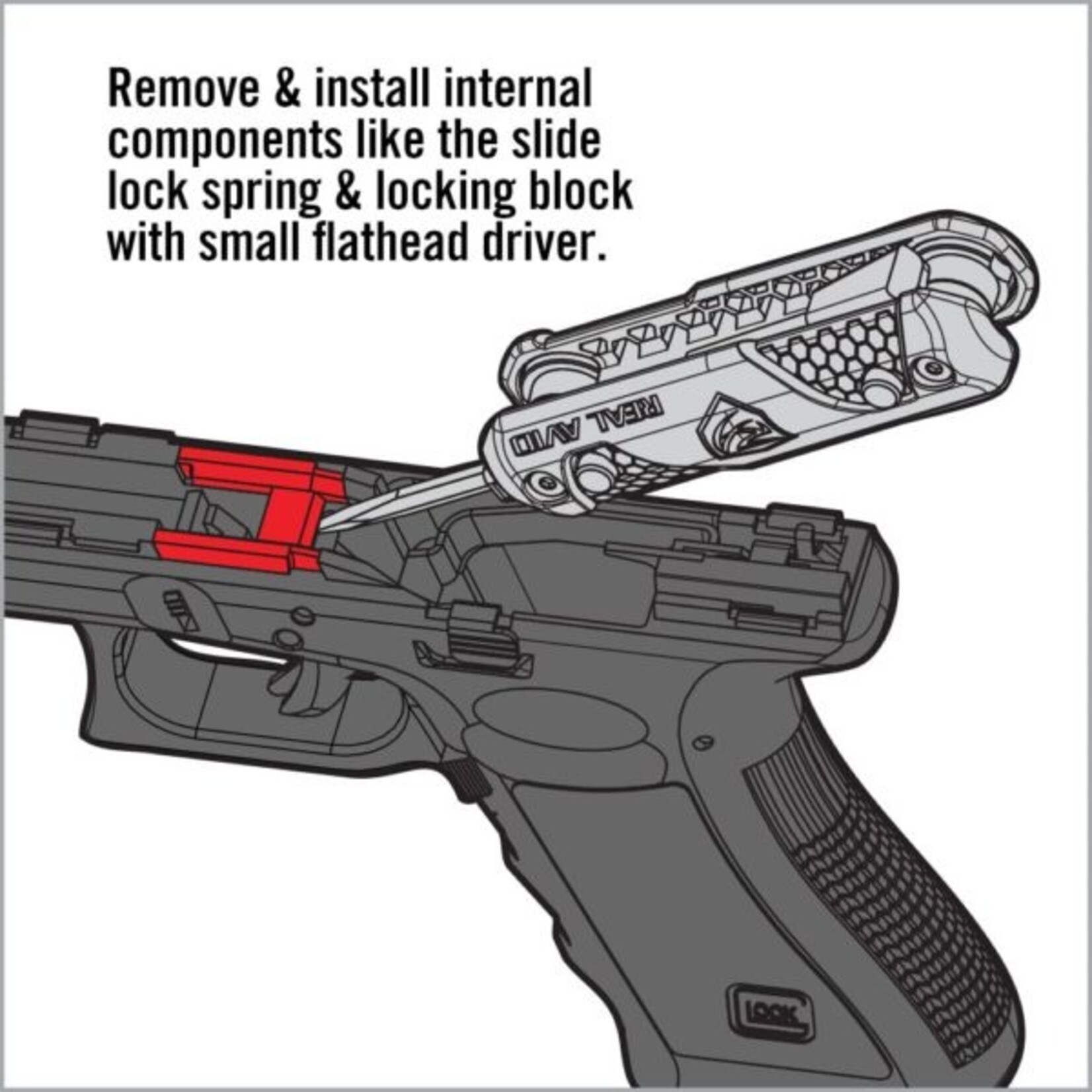 REAL AVID 4-IN-1 TOOL FOR GLOCK
