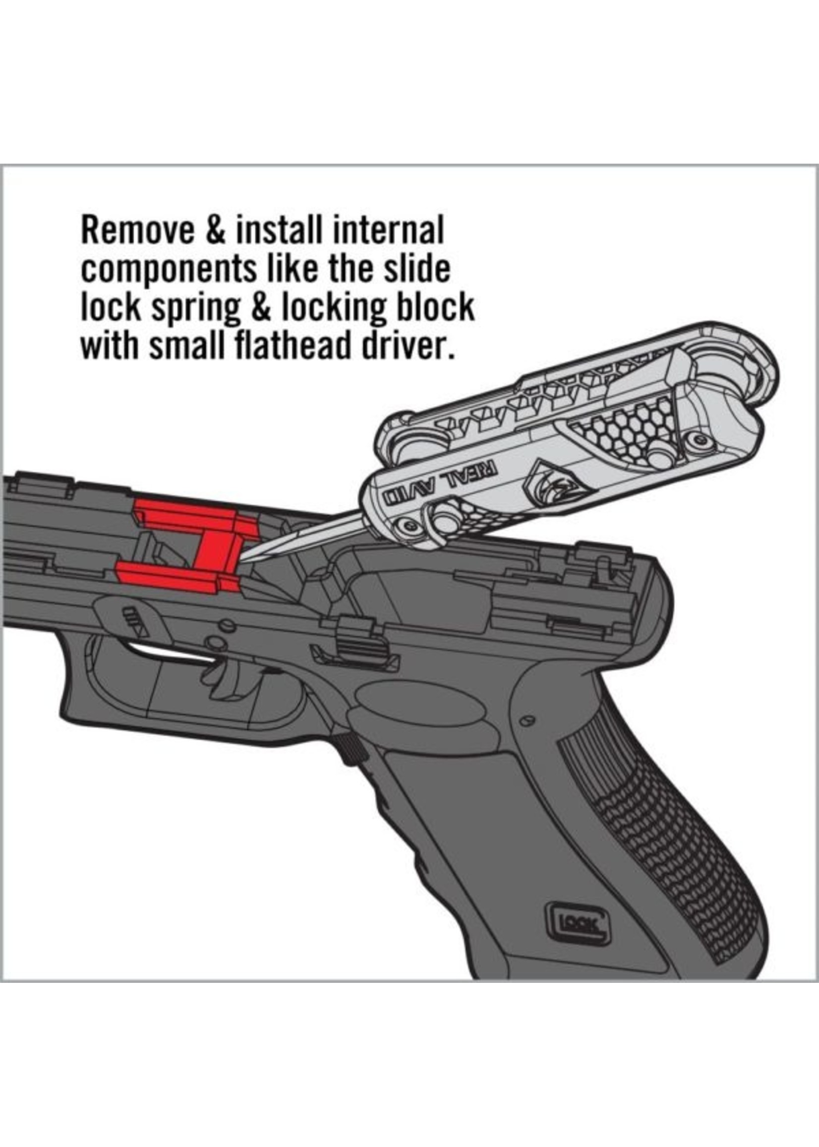 REAL AVID 4-IN-1 TOOL FOR GLOCK