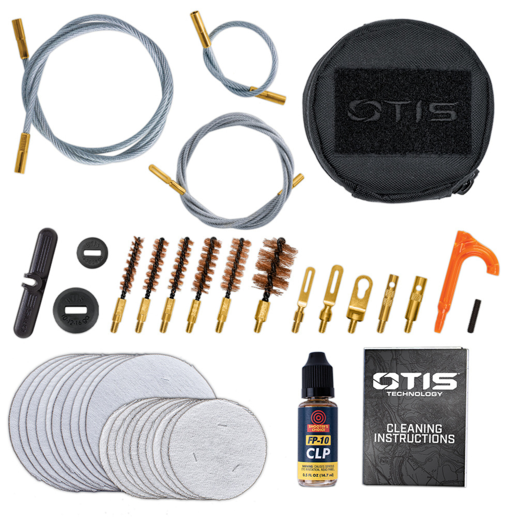 OTIS TACTICAL CLEANING KIT - PORTABLE UNIVERSAL GUN CLEANING KIT