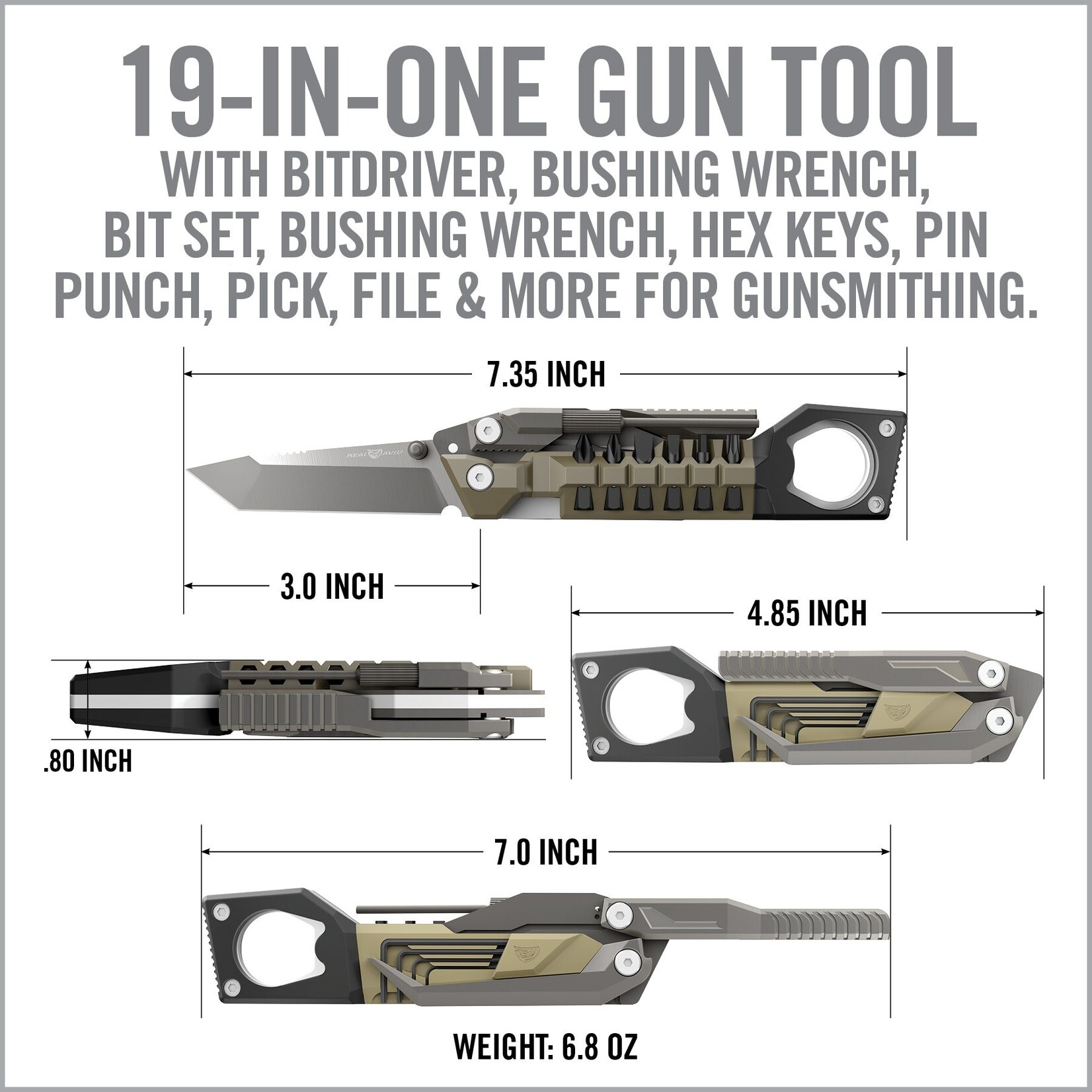 REAL AVID THE PISTOL TOOL