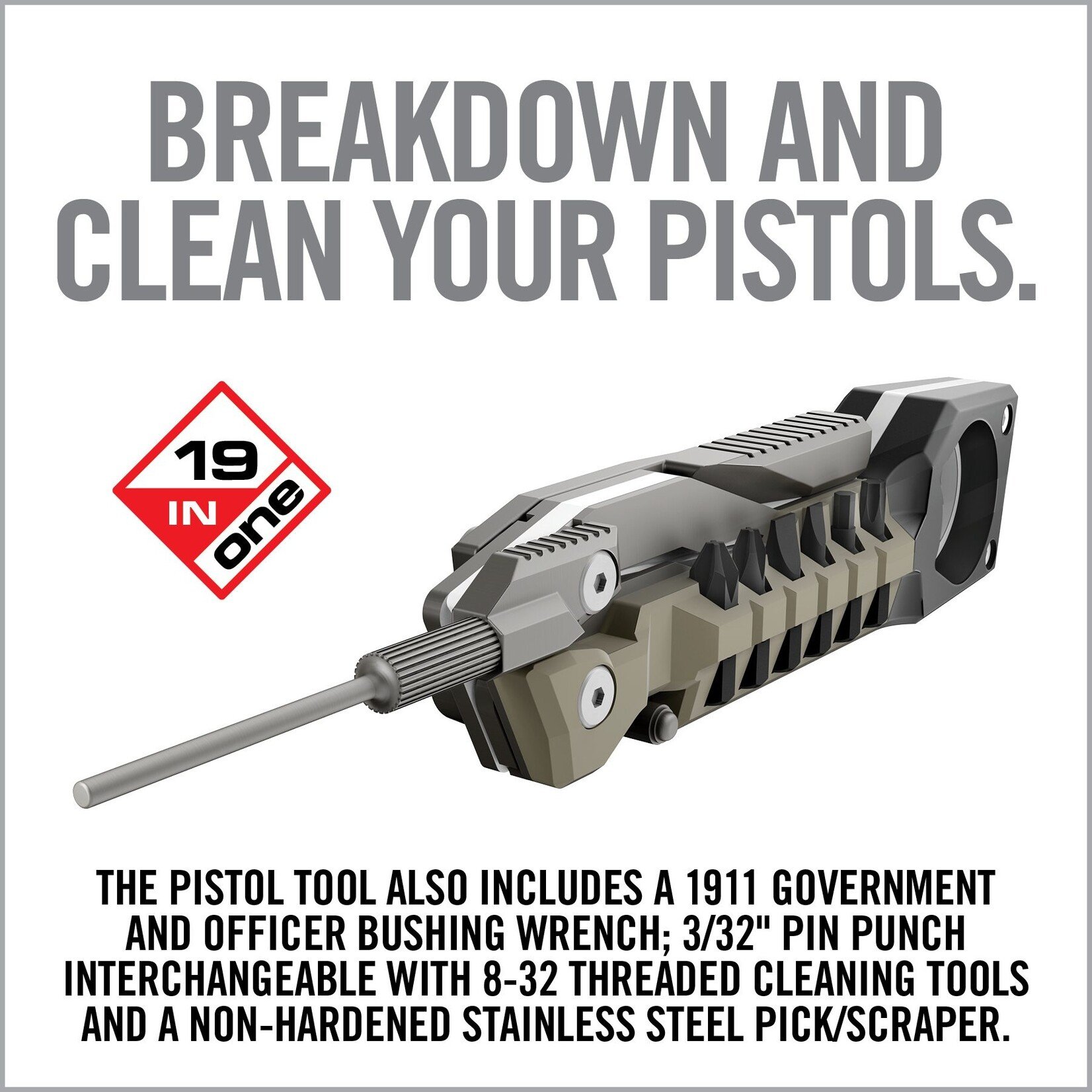 REAL AVID THE PISTOL TOOL