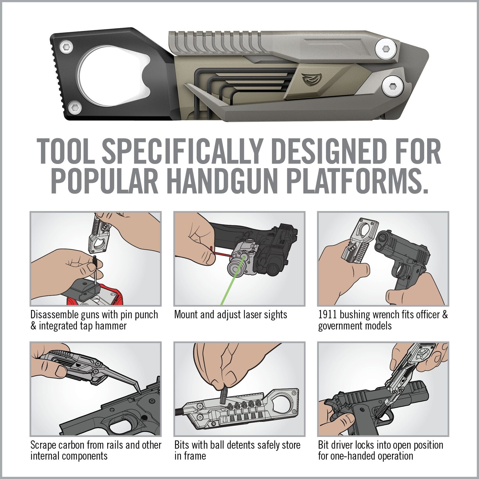 REAL AVID THE PISTOL TOOL