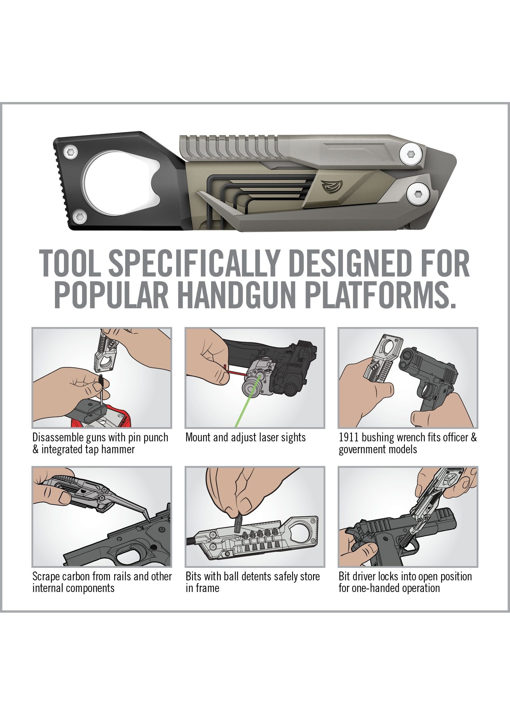 REAL AVID THE PISTOL TOOL