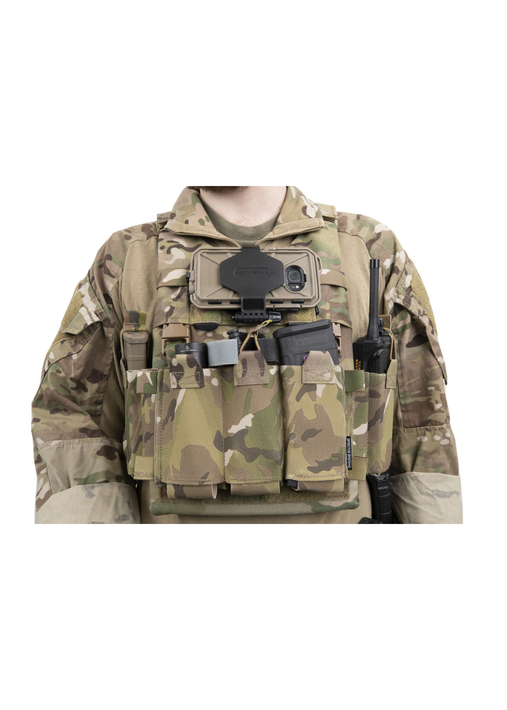 Spiritus Systems: LV-119 Front Overt Plate Bag - SIERRATAC