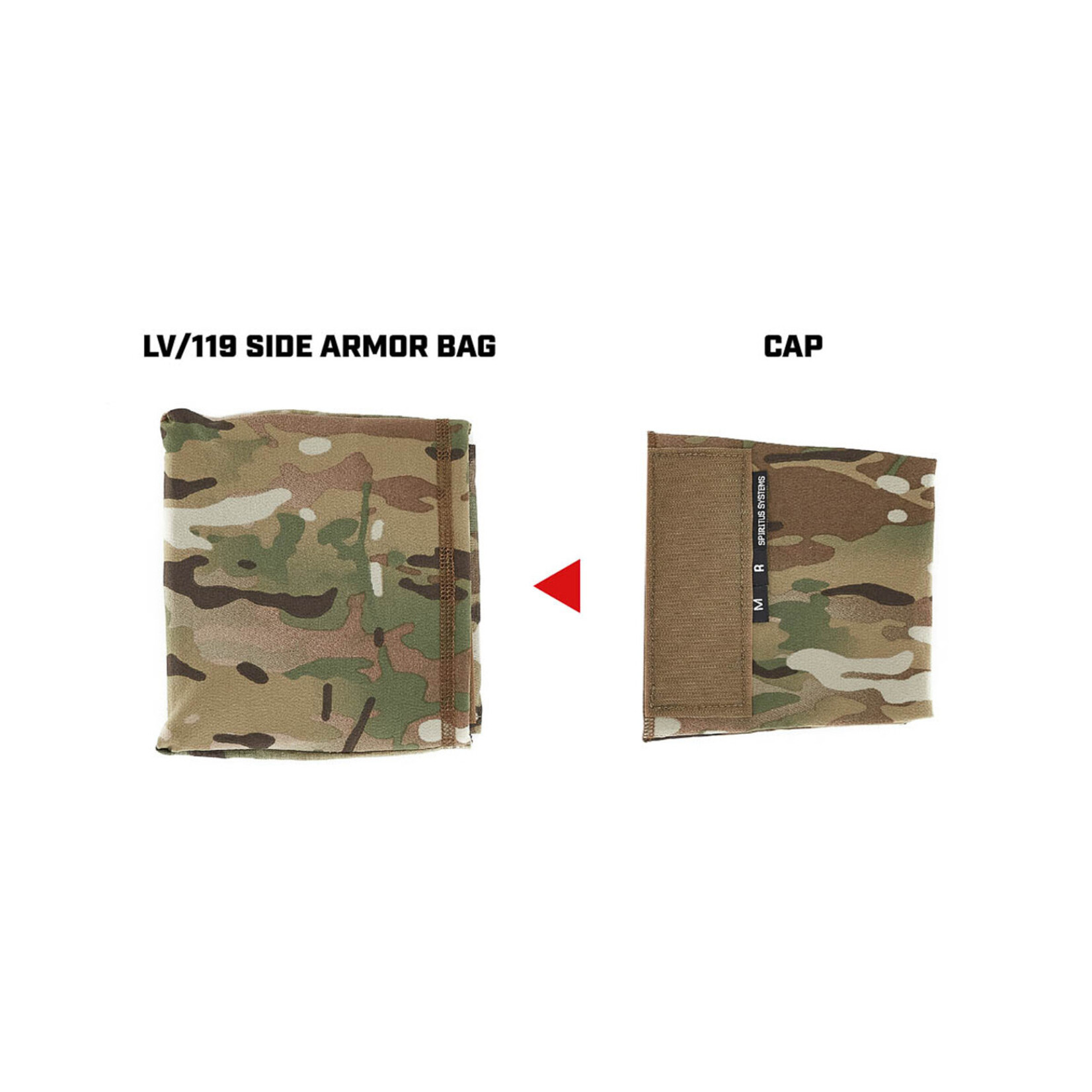 SPIRITUS SYSTEMS SIDE ARMOR BAG CAPS