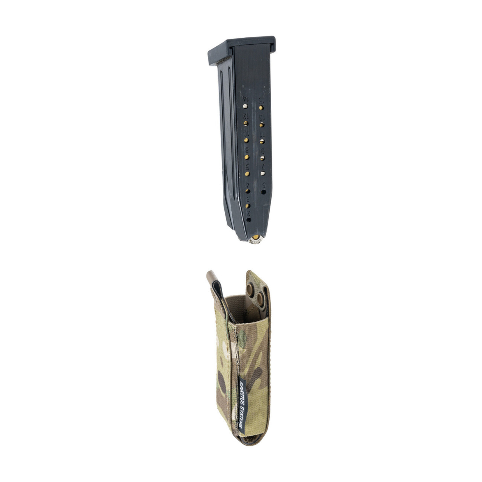 SPIRITUS SYSTEMS ELASTIC PISTOL MAGAZINE POUCH