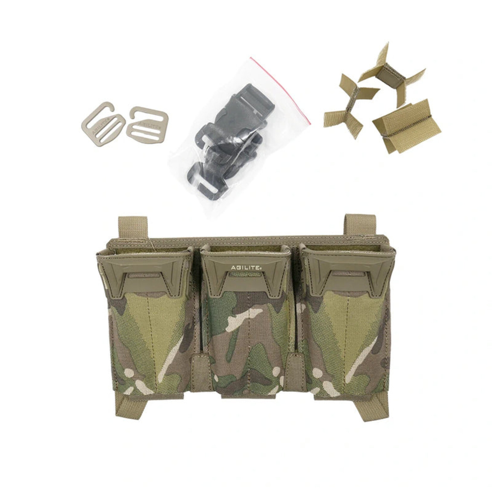 AGILITE PINCER PLACARD MULTI-CALIBER TRIPLE MAG POUCH