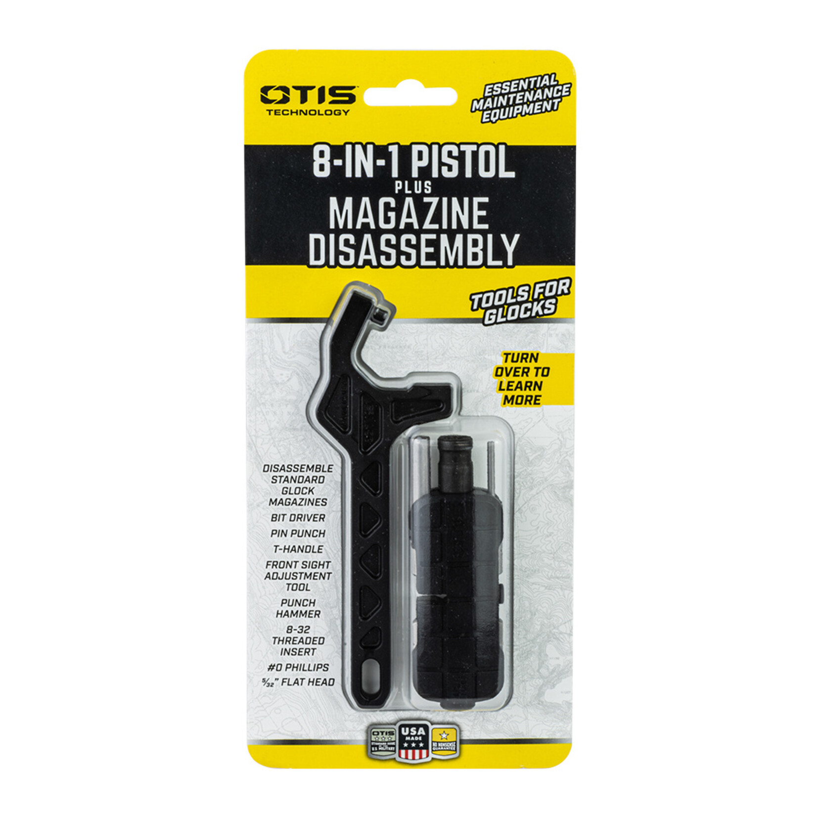 OTIS 8-IN-1 PISTOL AND MAGAZINE DISASSEMBLY TOOL FOR GLOCKS BUNDLE