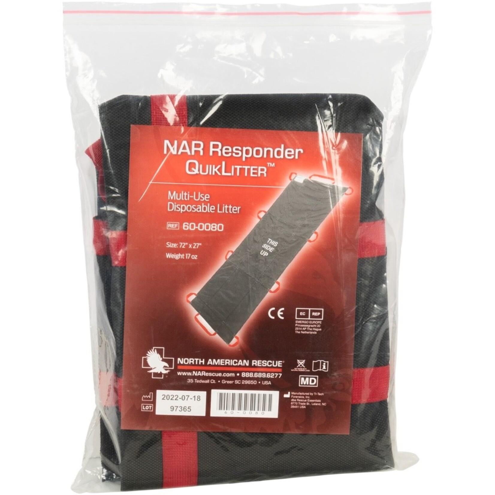 NORTH AMERICAN RESCUE RESPONDER QUICKLITTER