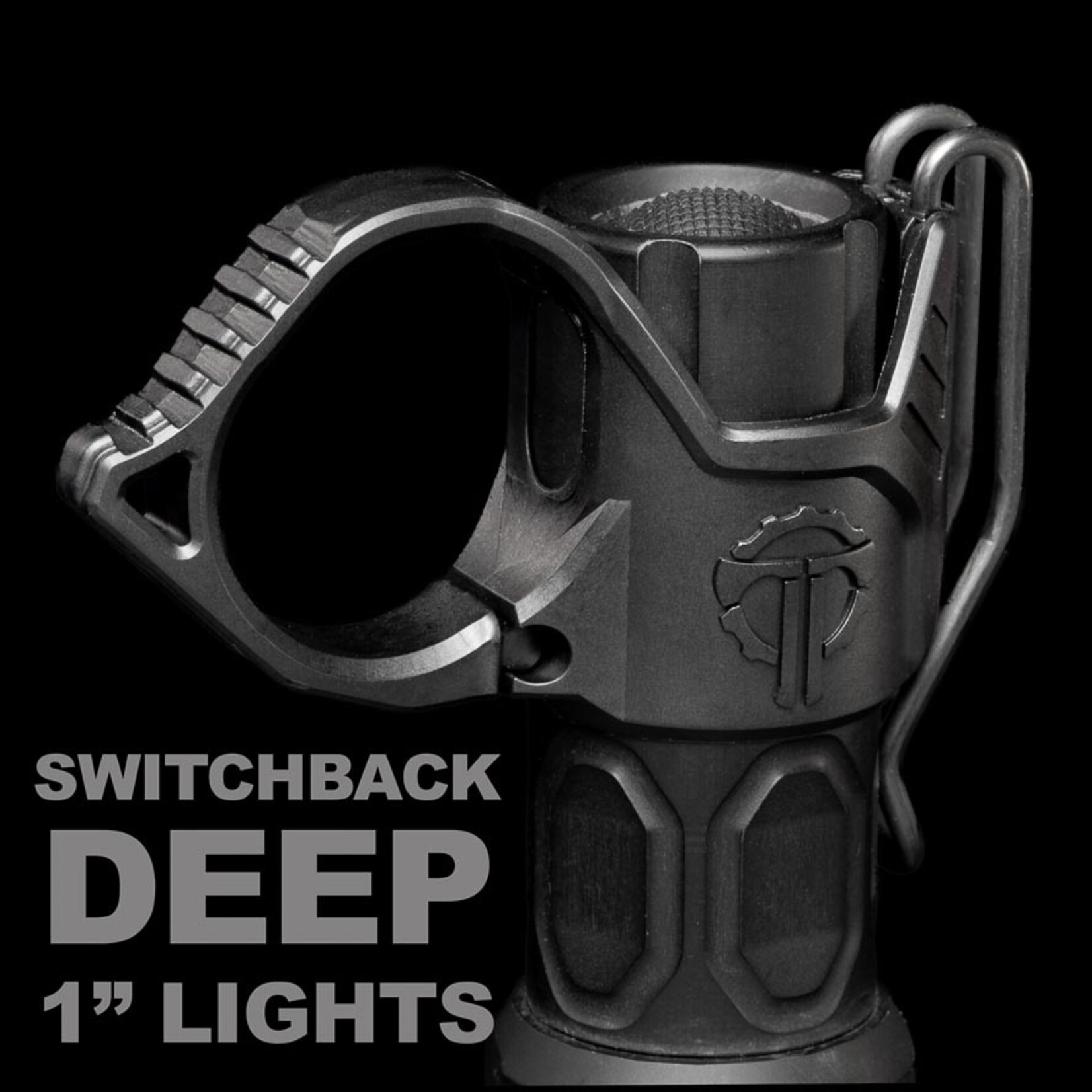 THYRM SWITCHBACK 3.0 DEEP CARRY FLASHLIGHT RING WITH POCKET CLIP