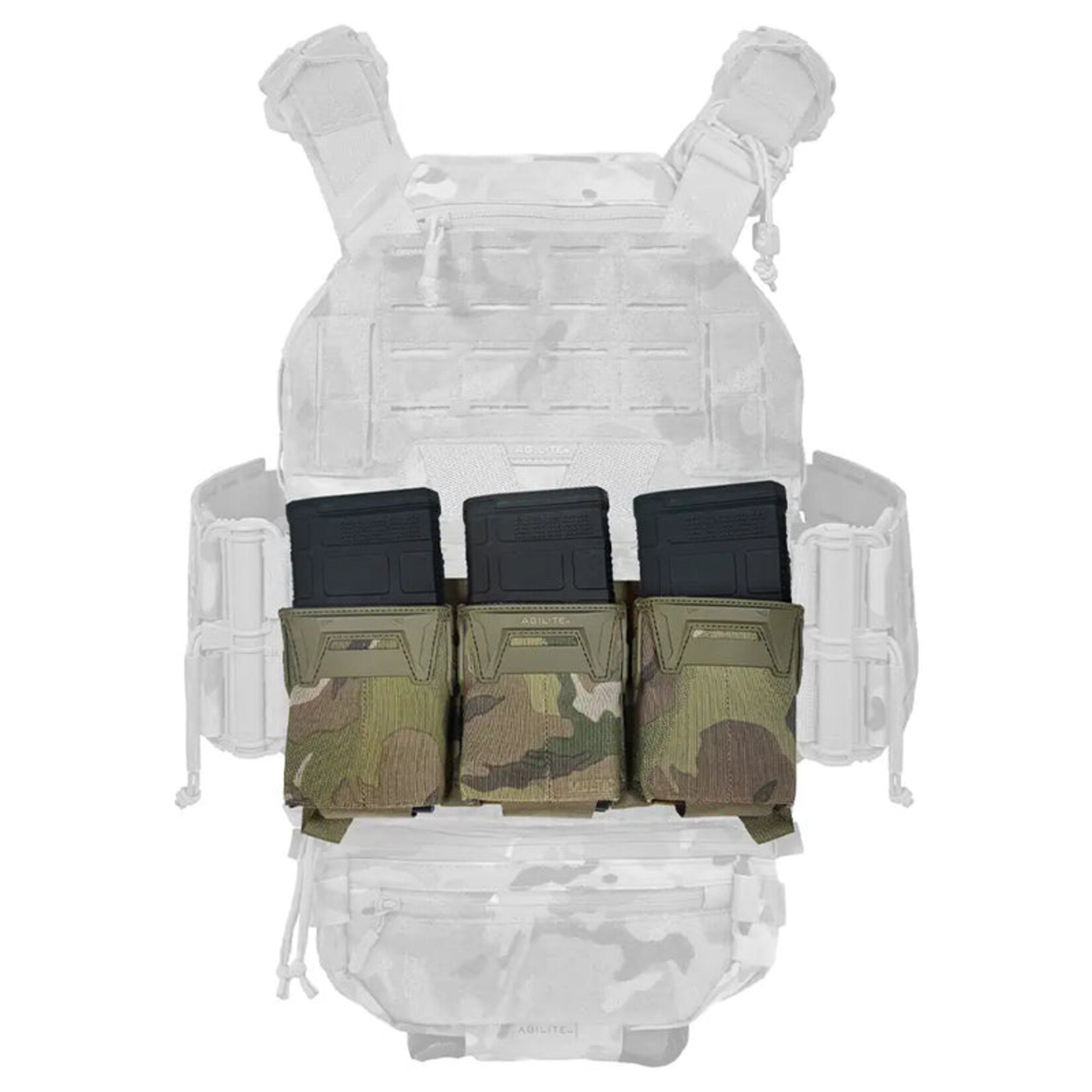 AGILITE PINCER PLACARD .308 TRIPLE MAG POUCH