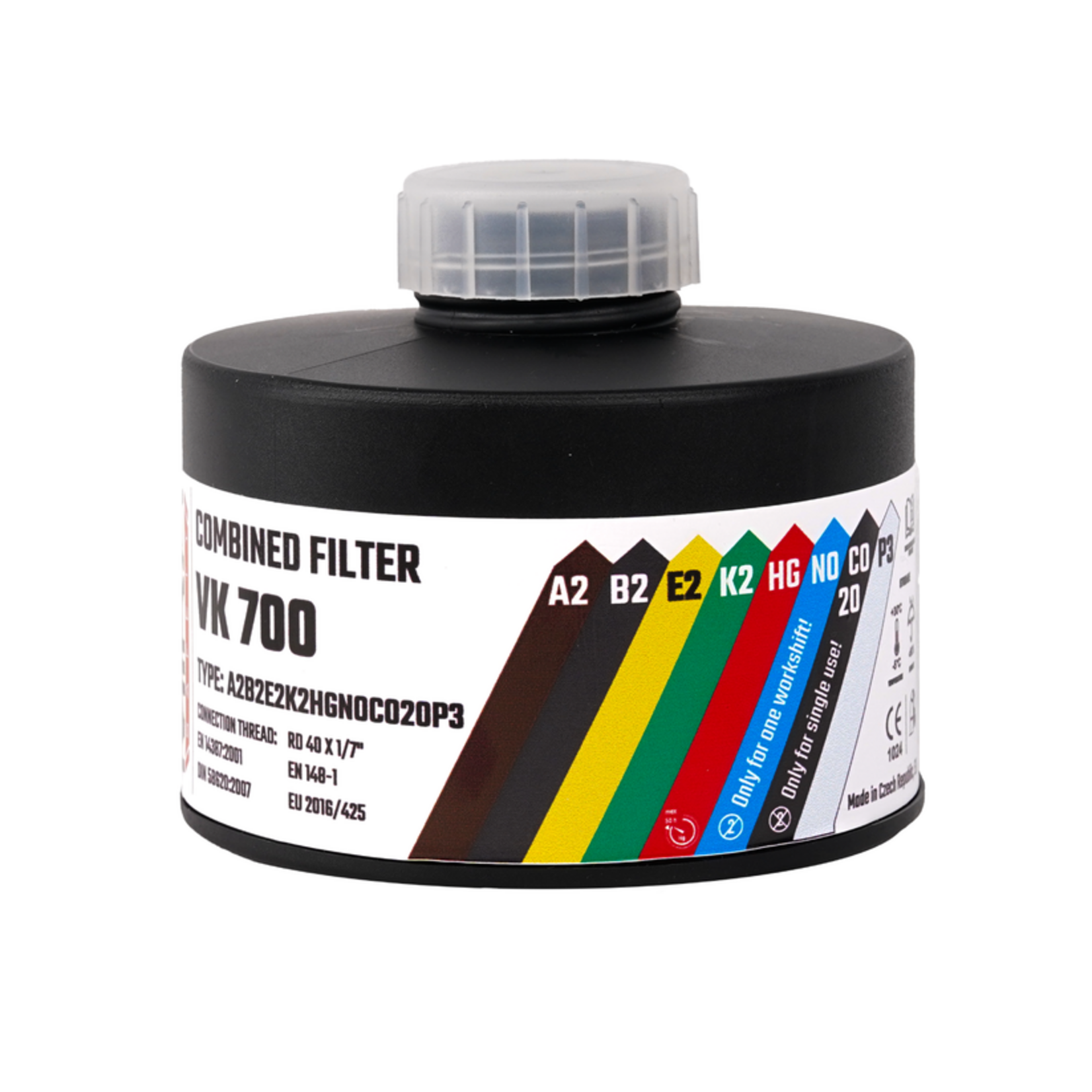 MIRA SAFETY VK-700 ADVANCED SMOKE & CARBON MONOXIDE FILTER CARTRIDGES