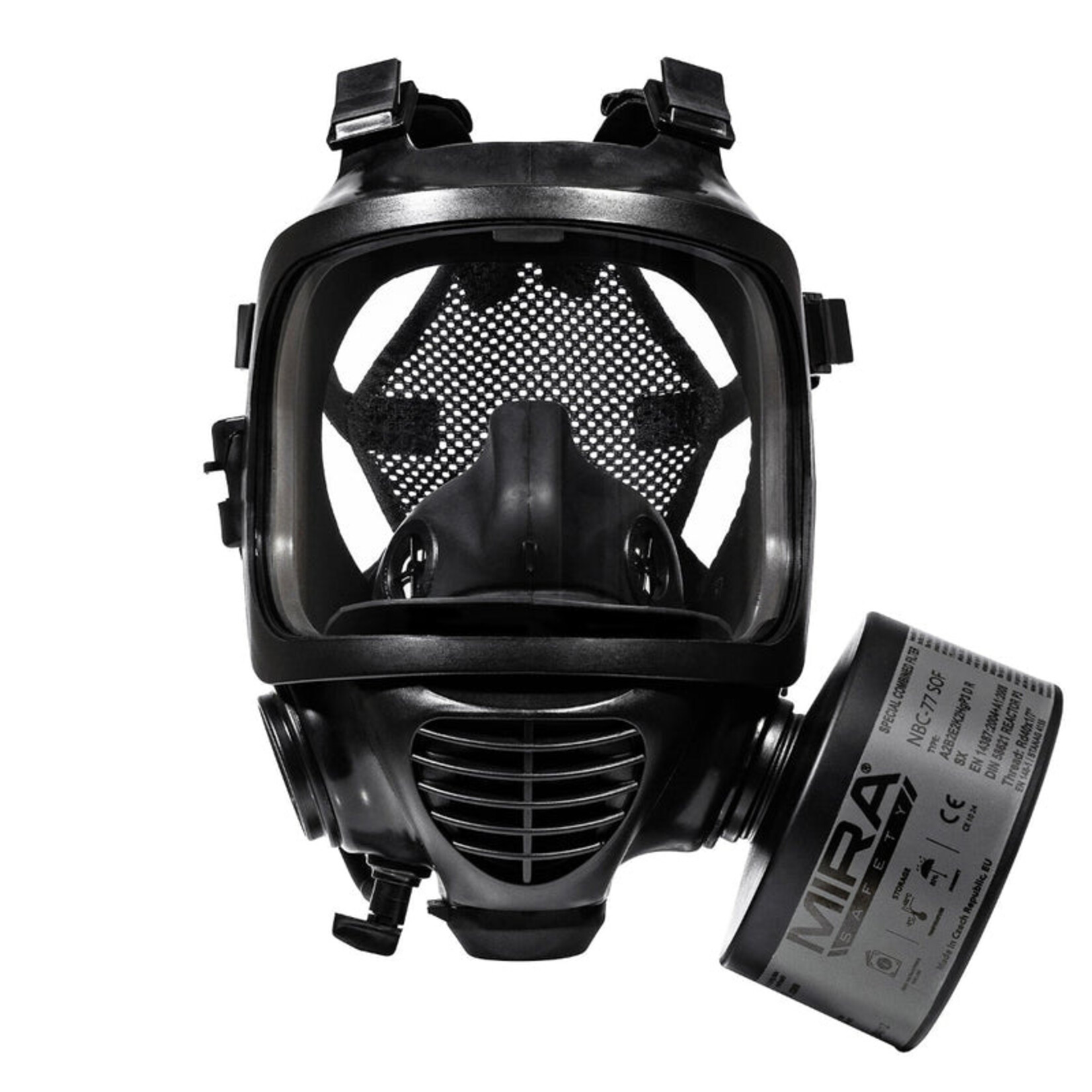 MIRA SAFETY CM-6M TACTICAL GAS MASK - FULL-FACE RESPIRATOR FOR CBRN DEFENSE