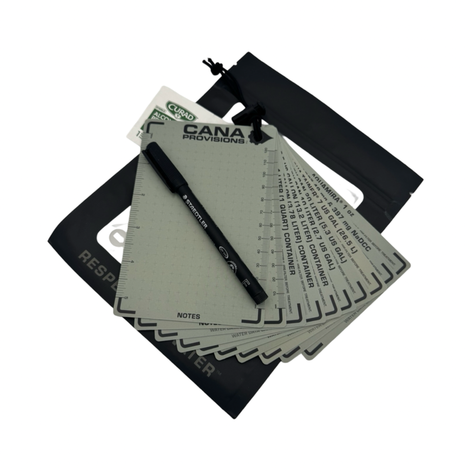 CANA PROVISIONS MASTER WATER DATA CARDS KIT (ALL 10 4"x6" CARDS KIT)