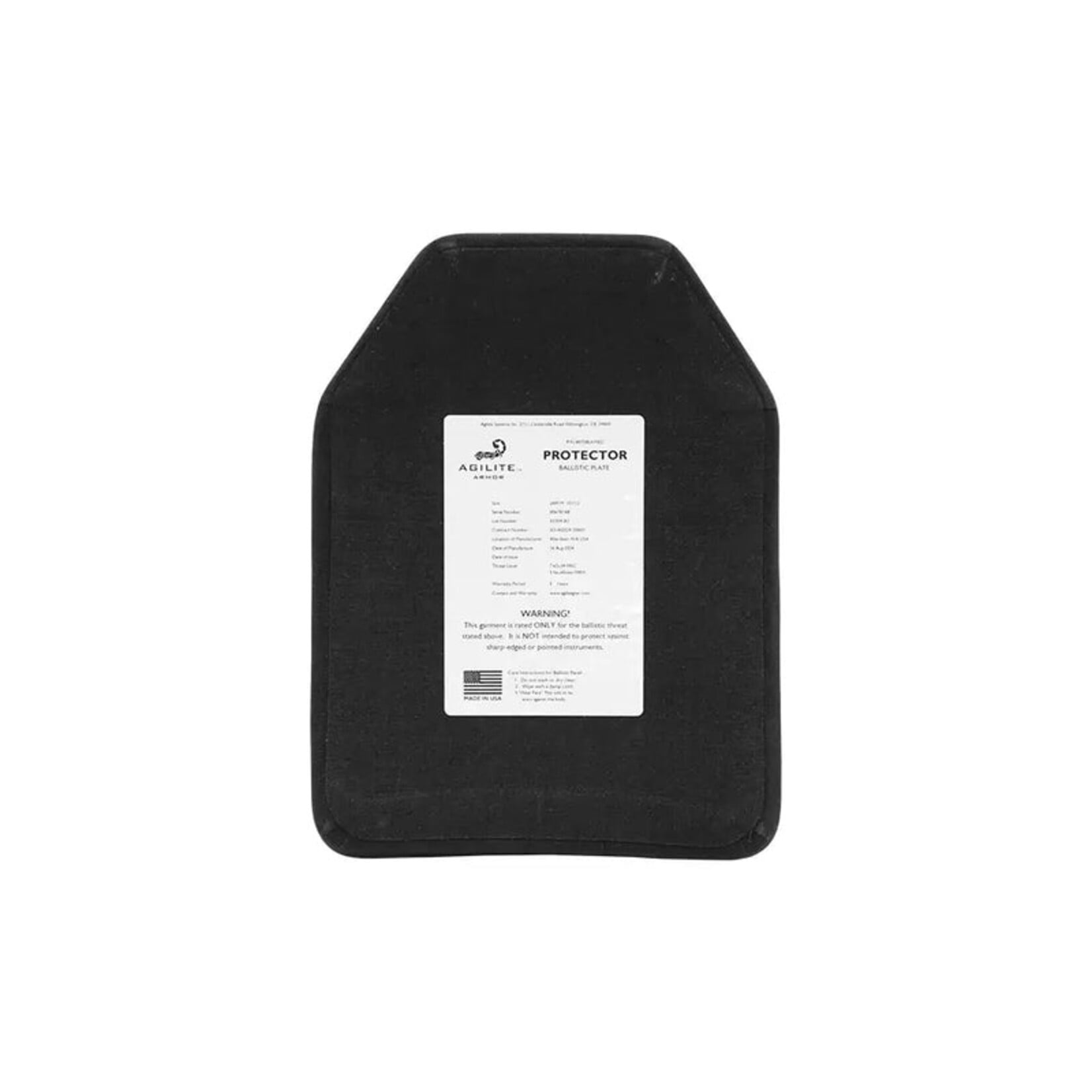 AGILITE PROTECTOR - LEVEL 3ST CERAMIC ARMOR PLATE