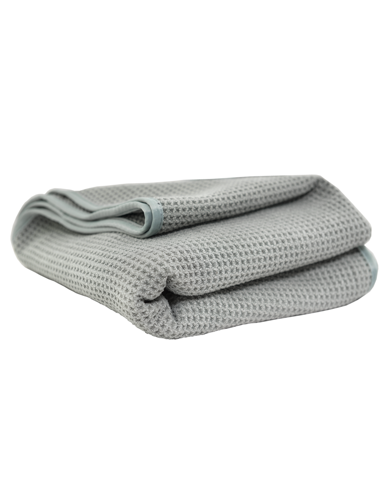 Chemical Guys MIC_781_01 Gray Matter Silk Effect Super Soft Microfiber Waffle Weave Dryer Towel (36'' X 25'')