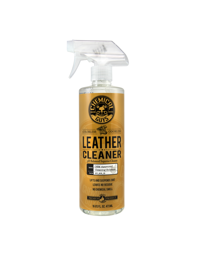Chemical Guys SPI_208_16 - Leather Cleaner OEM Approved Colorless + Odorless Leather Cleaner (16 oz)