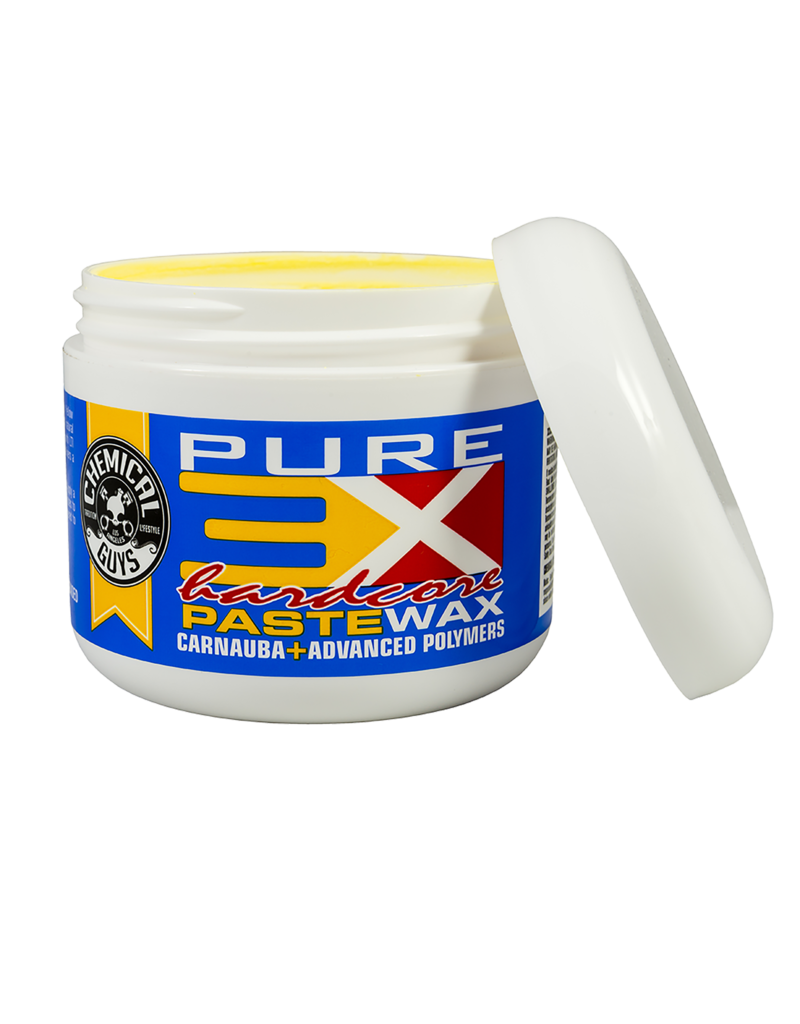 Chemical Guys WAC_301 XXX Hard Core Pure Carnauba Paste Wax+Advanced Polymers (8 oz) Single Jar.