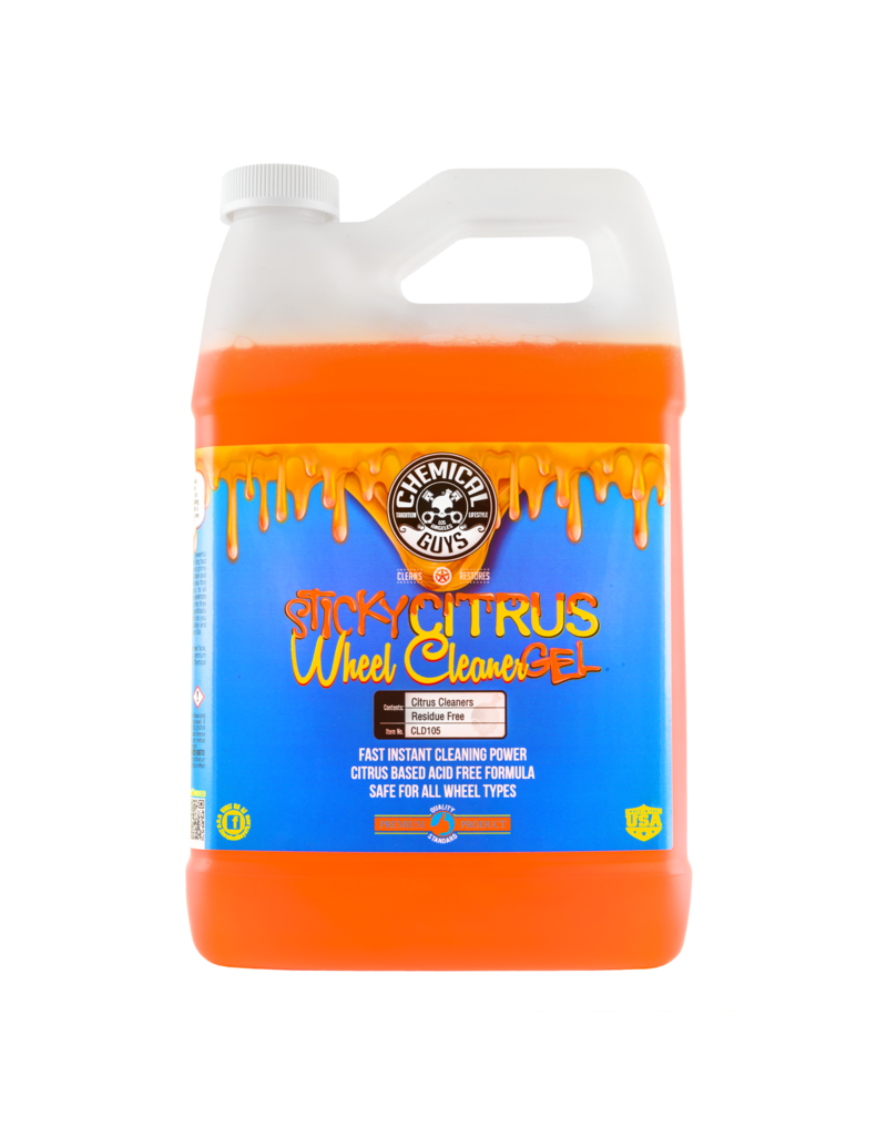 Chemical Guys CLD105 - Sticky Gel Citrus Wheel Cleaner (1 Gal)